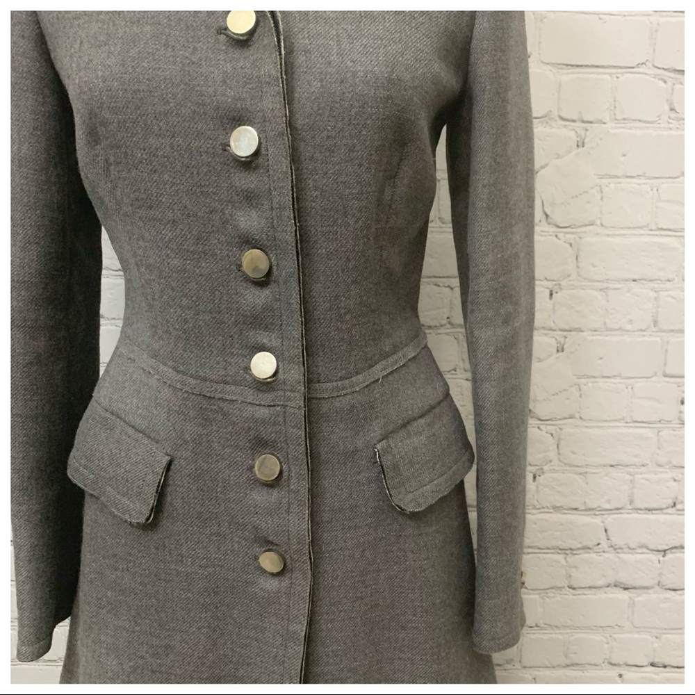 PRADA Virgin Wool Trench Coat - Picture 2 of 16